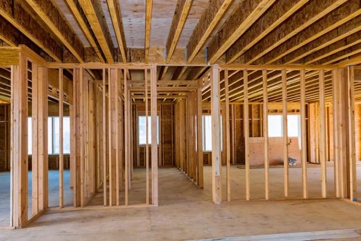 i joist,i josit wall