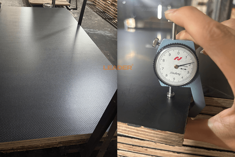 Luju Leader wood-Hexagonal Anti-slip film faced plywood