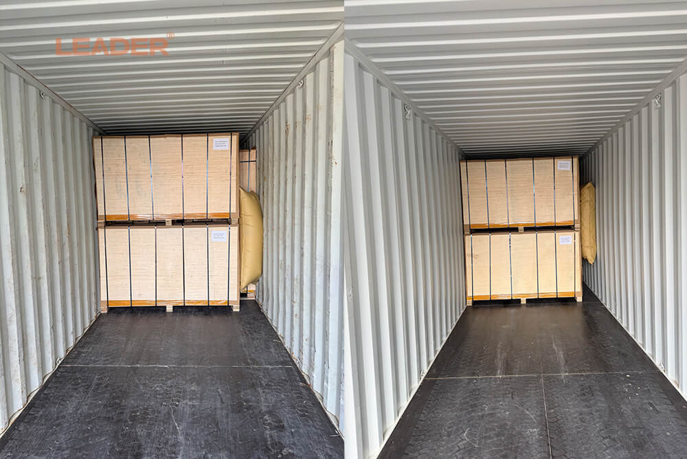 3-layer solid wood panels packing