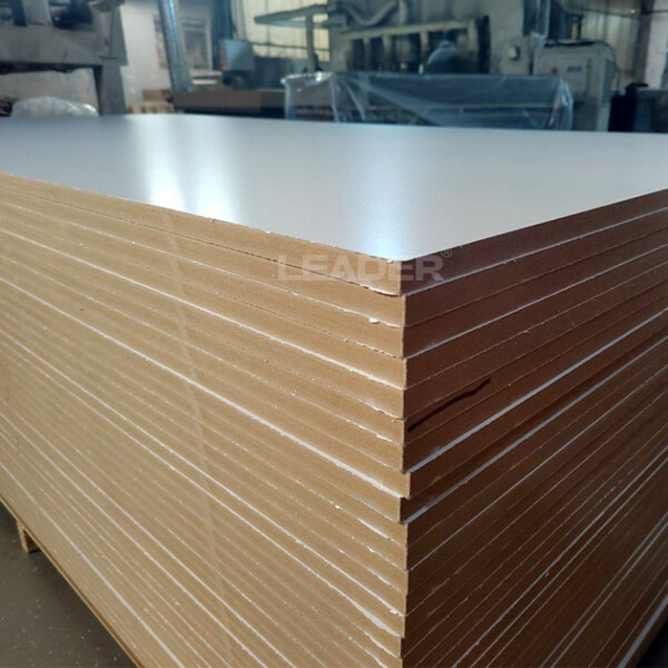 MDF Double sided white matte factory