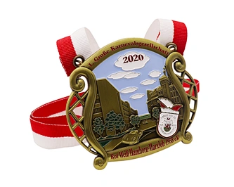 Wholesale Custom European Enamel Metal Medals Souvenirs Carnival Medals