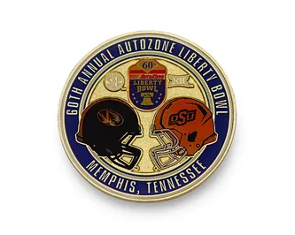 Gold Plated Custom Memphis Annual Auto Zone Celebration Coin