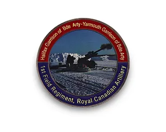 Canadian Regiment Artillery Army Artillery Military Souvenir Coin