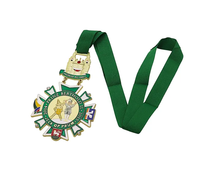 medal enamel with ribbon