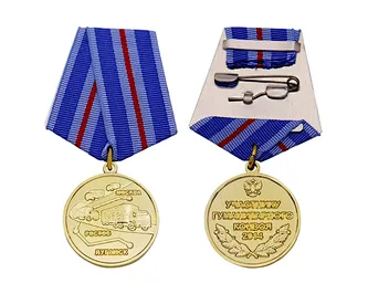 Russia 2014 Humanitarian Team Participant Award | Zinc Alloy Electroplating Gold Medal