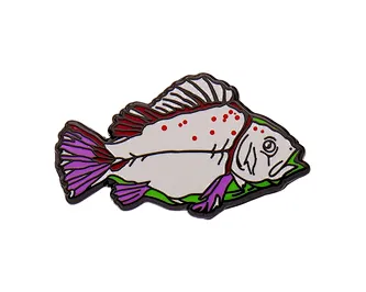Creative Metal Badge Maker Plated Fish Hard Pin Custom Lapel Pin For Sale