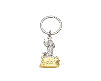 Creative keychain Pendant Alloy Metal Key Chain Gold Custom Logo Keychain