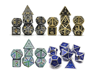 Custom Dnd Polyhedron Gold Serrated Edge Dice Maker Professional Casino Game Dice