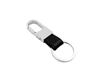 Custom Zinc Alloy Electroplating Bright Chrome Color Metal Premium Keychain