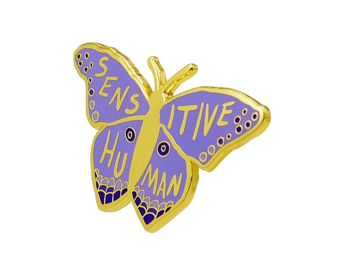 custom butterfly pin