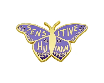 No Minimum Metal Badge Manufacturer Plated Gold Butterfly Enamel Hard Enamel Lapel Pin Custom Pin