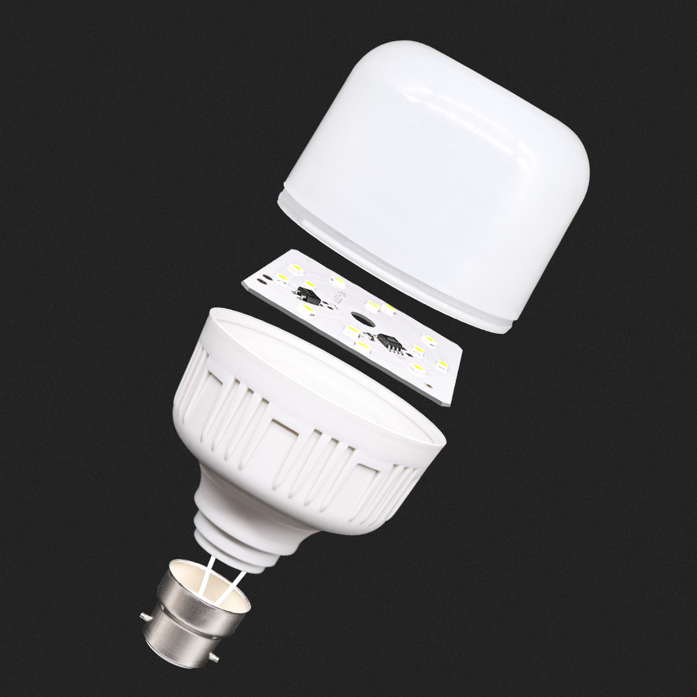 High Brightness Easy Installation Indoor other lighting bulbs light B22 E27 30W 40W 50W Bulb LED Lamp SKD led bulb raw material