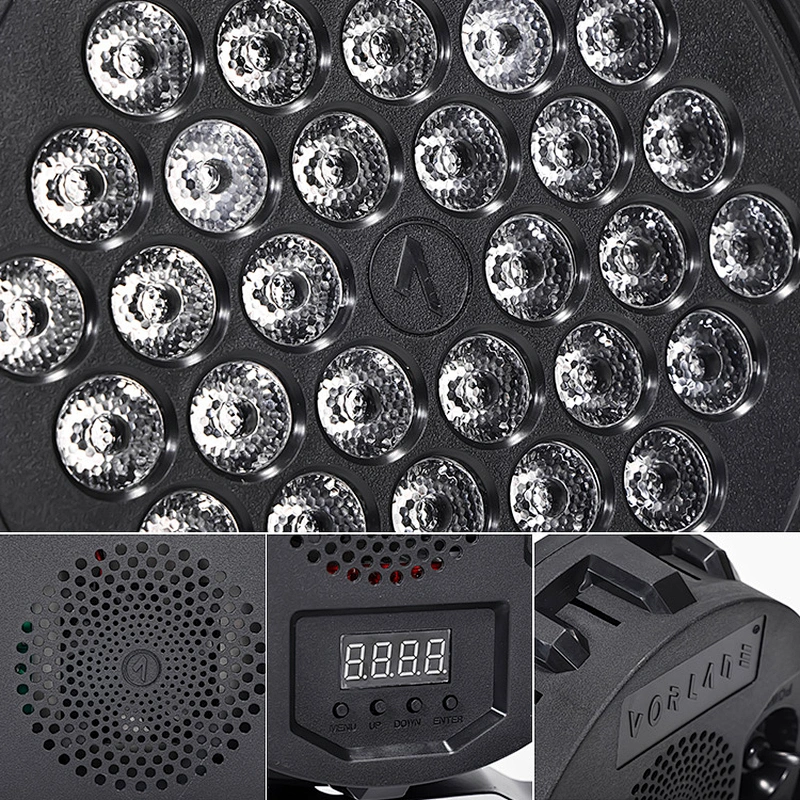 Full color rgb 4in1 led waterproof plastic par light 36 leds par stage lighting with remote controller