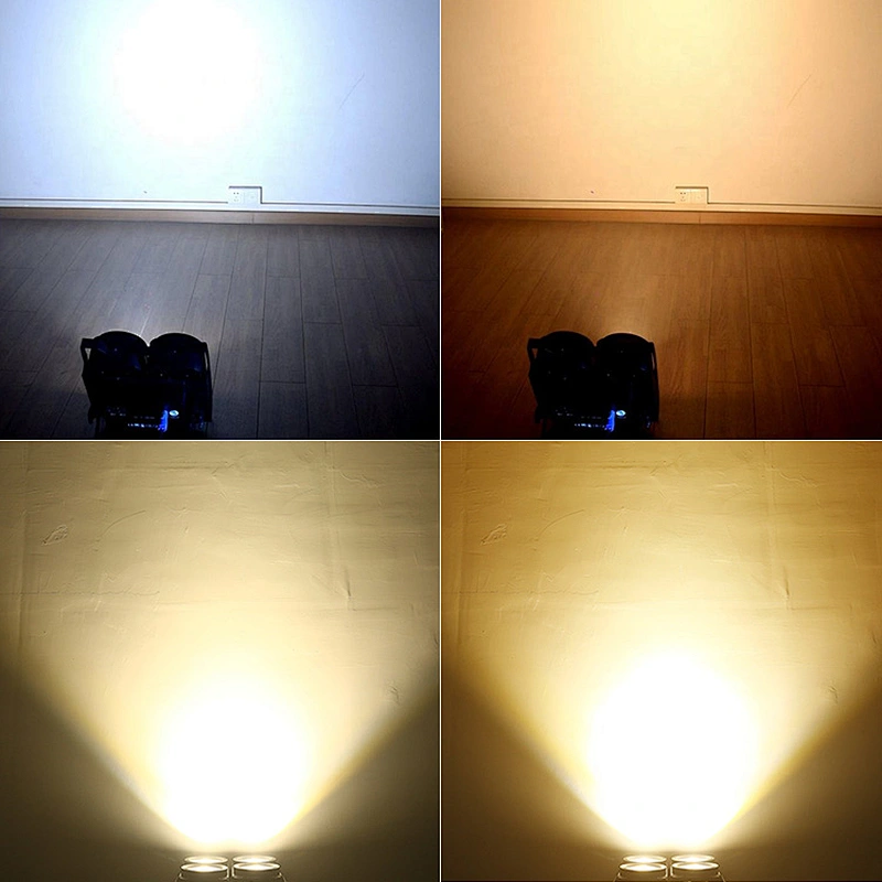 Custom color Warmwhite Coolwhite 2x100w stage light 4x100w 4 eyes led cob blinder light for dj disco