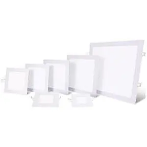 VORLANE Factory price high lumen illuminated 3 color recessed ceiling lighting slim led panel light