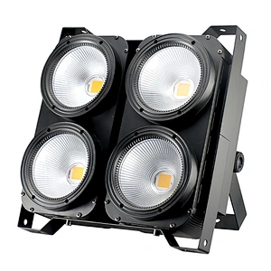 Custom color Warmwhite Coolwhite 2x100w stage light 4x100w 4 eyes led cob blinder light for dj disco