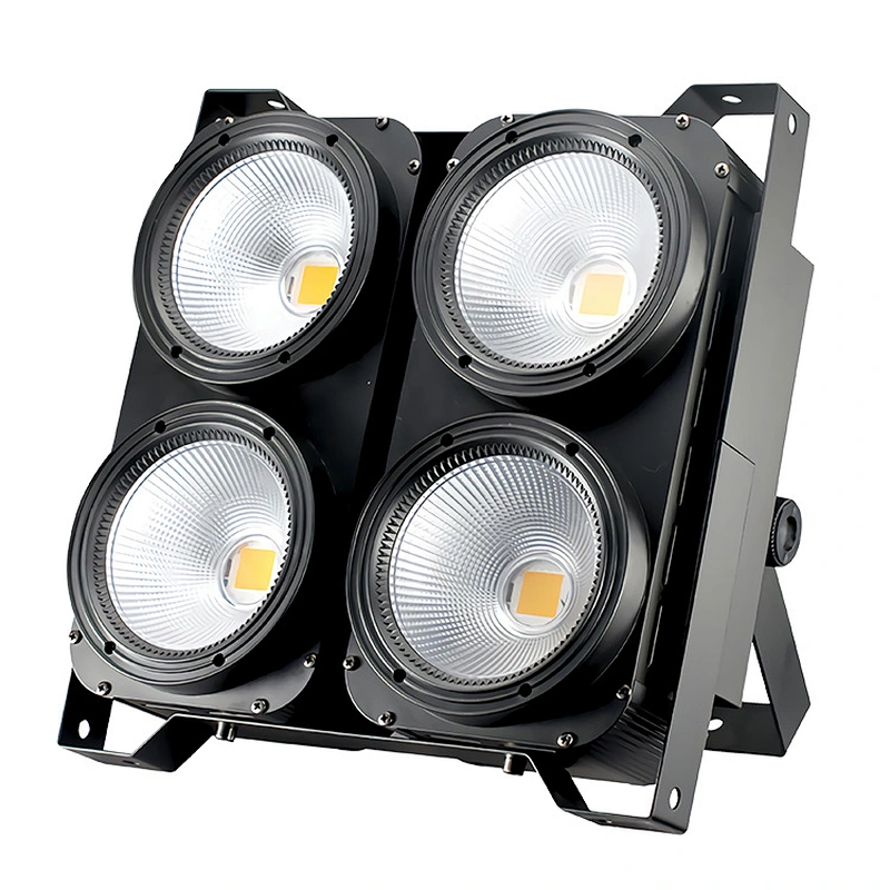 Custom color Warmwhite Coolwhite 2x100w stage light 4x100w 4 eyes led cob blinder light for dj disco