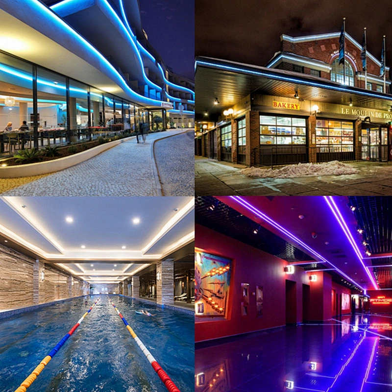 Smart wifi adjustable flexible cob led strips lights cct 3000k-6500k white 10m 30m foot well lighting strip
