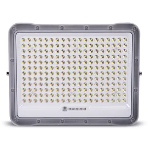 IP65 Waterproof sports dimmable solar thin led flood light warm white cold 200w 300w led solar powered flood lights 3000k 6000k
