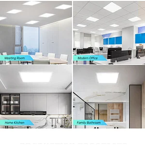 Office lamp 2x4 1x4 recessed suspending square classroom 60x60 30x30 60x30 integrated big flat panel light