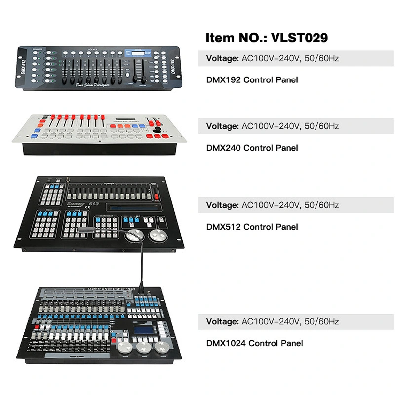 VORLANE Profissional control sound activated disco party light DMX192 dmx512 dmx controller lighting console