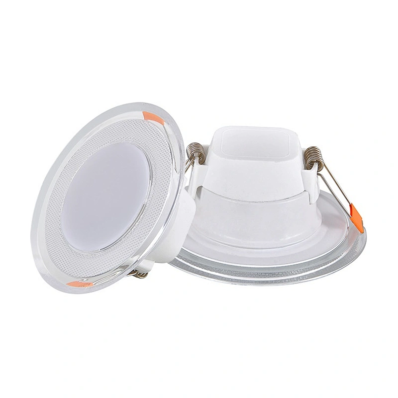 High quality BIS modern design glass downlight plastic housing 7w trimless led spotlight downlight for hotel project