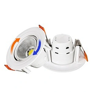 Hotel project lighting anti-glare dimmable 9w 12w led ceiling spot down light recessed downlights 4inch COB