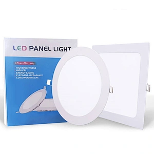 VORLANE Factory price high lumen illuminated 3 color recessed ceiling lighting slim led panel light