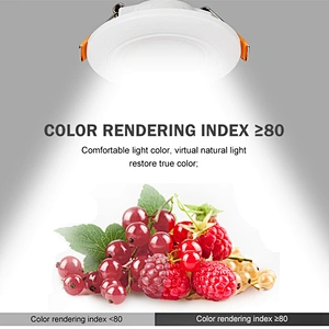 High efficiency 2years warranty ceiling recessed mounted detachable indoor 3w led down light