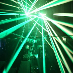 Professional change strobe party lighting night club rgb dj ktv stage disco laser light with dmx512
