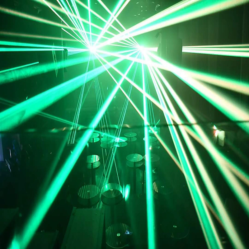 Professional change strobe party lighting night club rgb dj ktv stage disco laser light with dmx512