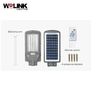 Hot sale outdoor lighting ip65 waterproof 60w 90w 120w abs all in one solar led street lamp