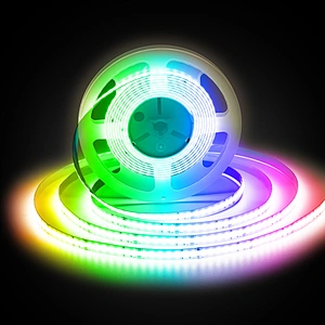 Smart wifi adjustable flexible cob led strips lights cct 3000k-6500k white 10m 30m foot well lighting strip