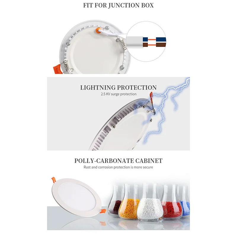 Panellight 3 5 6 7 8 9 10 15 20 w watt ceiling LED panel light 18w
