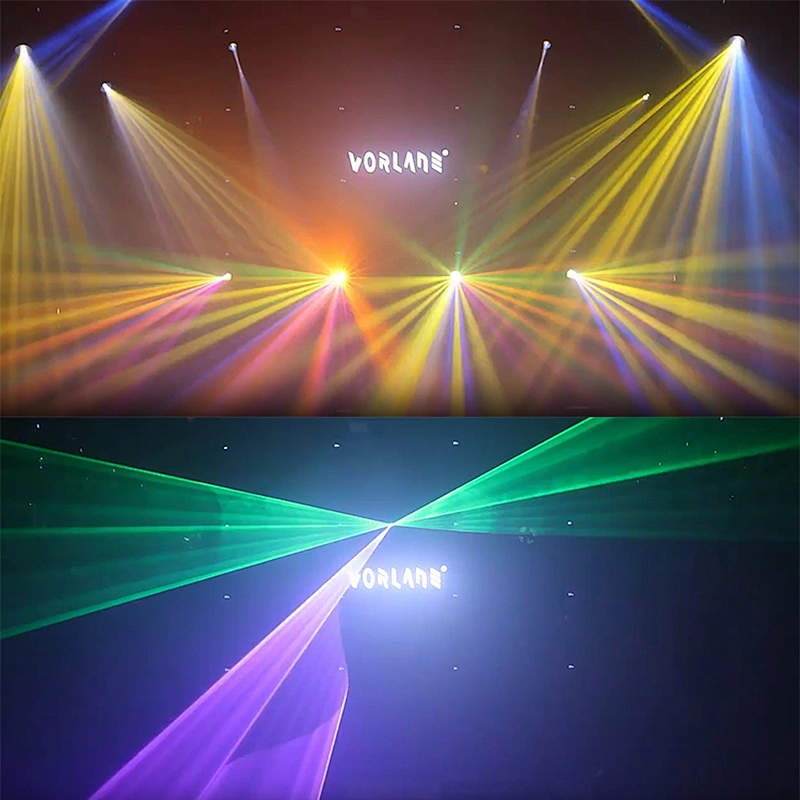 120w stage lamp RGBW Rolling Beam Rotation strobe laser Led Mini Moving Head laser Light for dj party