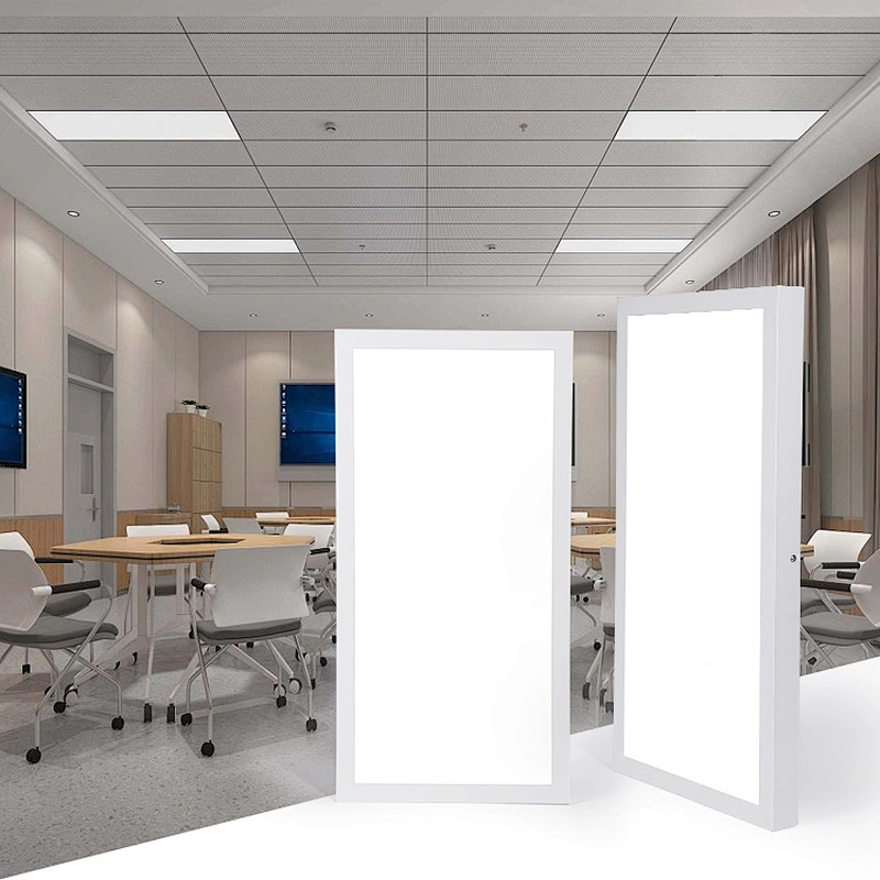Office lamp 2x4 1x4 recessed suspending square classroom 60x60 30x30 60x30 integrated big flat panel light