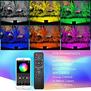 Building decoration 100w 400 500w led rgb flood light solar rgb led flood light 60w 50w solar flood light with smart driver