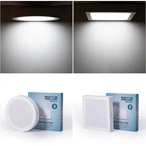 Conference room panel down light Round shape 12w 110v commercial lighting led LED Surface panellight