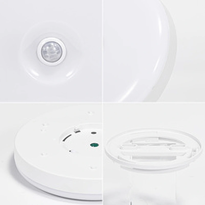 Apartment Aisle stairway human body sensor panel light round ceiling lamp for indoor home lighting