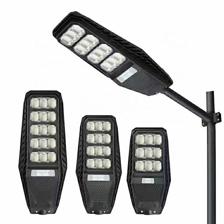 Long Life Outdoor Ip65 Waterproof 100w 200w 300w Integrated All In One Led Solar Street Lamp
