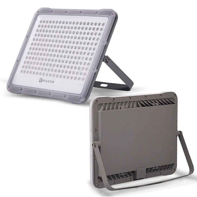 IP65 Waterproof sports dimmable solar thin led flood light warm white cold 200w 300w led solar powered flood lights 3000k 6000k