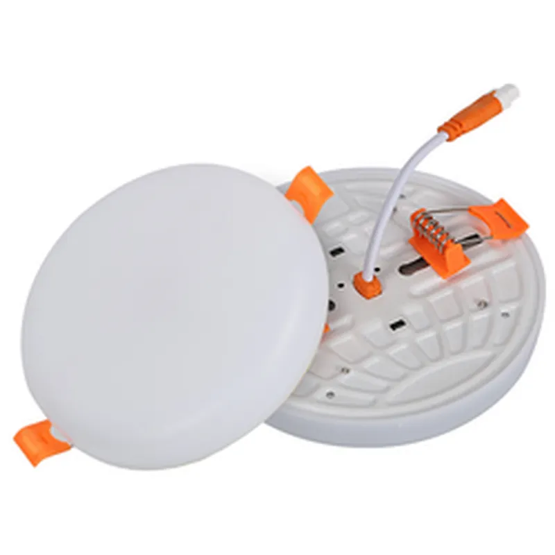 VORLANE Factory price high lumen illuminated 3 color recessed ceiling lighting slim led panel light