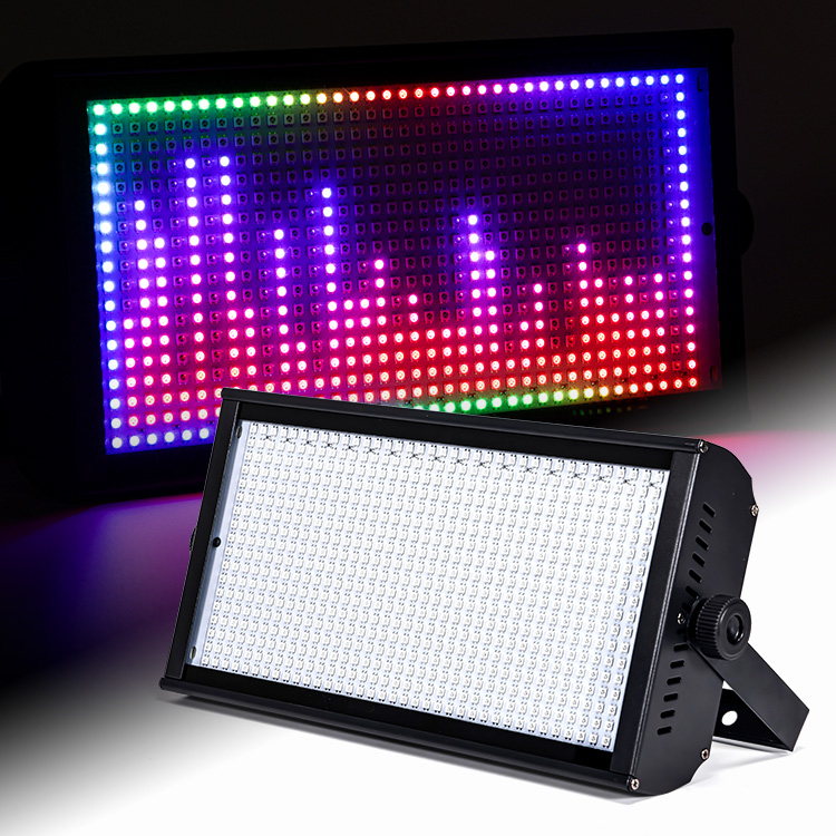 Factory price full color atomic rectangle led 1000 w dmx stage strobe light rgb for dj club party show