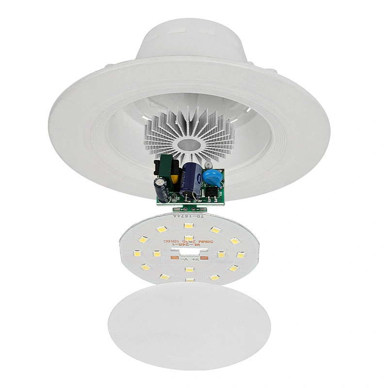 High quality AC85-265V led spotlight RGB 7 watt led downlight 100V 200V RGBW 7w led downlight with dimmable mode