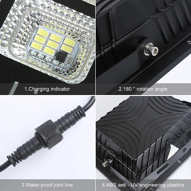High lumen ip67 waterproof outdoor fixtures 160w 120w 250w solar led flood light 60w solar flood light