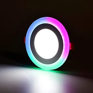 3w 6w 9w 12w 15w 18w 24w Mounted Indoor lamp Ceiling Home custom shape LED Surface round square panel light