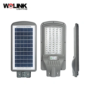 Wolink roads garden ip65 waterproof 60w 90w 120w integrated all in one solar street light