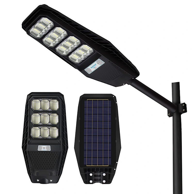 Long Life Outdoor Ip65 Waterproof 100w 200w 300w Integrated All In One Led Solar Street Lamp