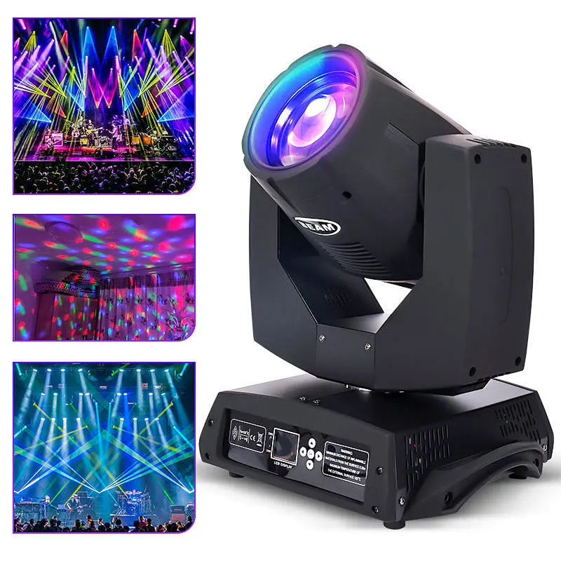Professional High Brightness Powerful Beam Light Effect Pattern dmx Disco Lights 230w 7r Led Beam Moving Head Light