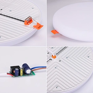 Panellight 3000k 5000k office hospital 9w 12w 18w 24w Indoor lamp Recessed Ceiling frameless led panel light